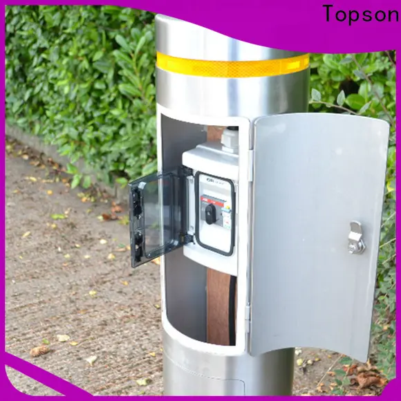 Topson stainless decorative steel bollards factory for building 1