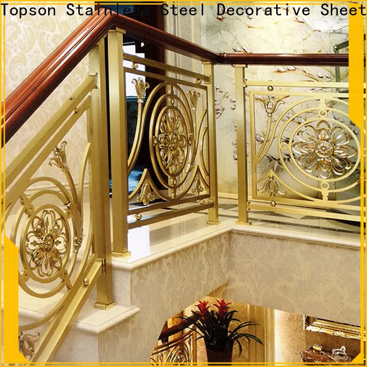 Topson high-quality stainless steel stair railing manufacturers factory for building 1