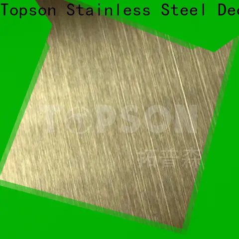 Topson stable textured stainless steel sheet metal for furniture 1