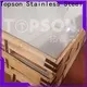 Topson New brushed stainless steel sheet for business for handrail 1