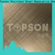 Topson brushed stainless steel foil sheet factory for handrail 1