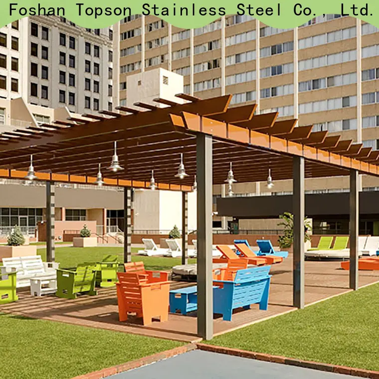 Topson fixed acheter pergola aluminium Suppliers for hotel 1