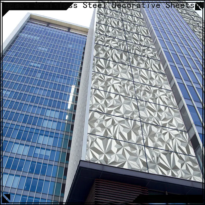 Topson elevator stainless steel roof cladding for wholesale for lift 1
