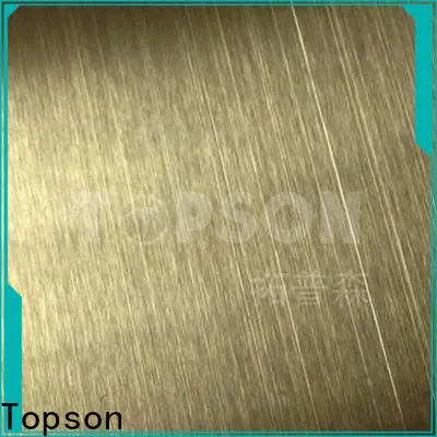 Topson sheetstainless stainless steel sheet brushed finish China for interior wall decoration 1