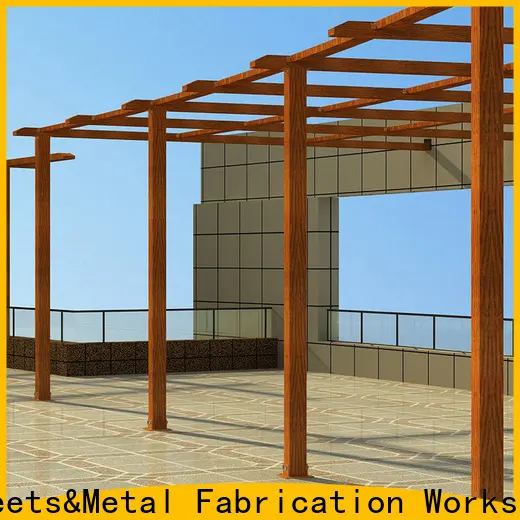 Topson fixed metal works railing for business for resort 1