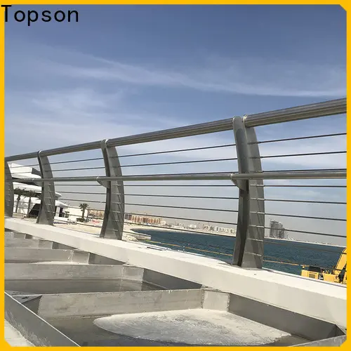 Topson popular stainless steel handrail stairs for mall 1