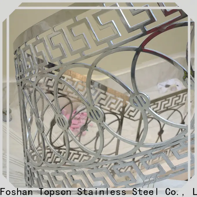 Topson elegant stainless steel balcony posts for business for hotel 1