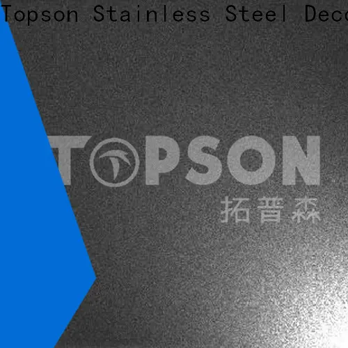 Topson gorgeous vibration finish stainless steel company for interior wall decoration 1