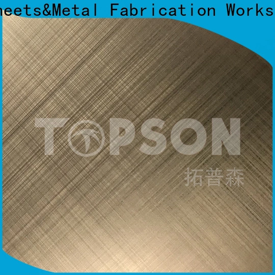 Topson Latest custom cut stainless steel sheet China for vanity cabinet decoration 1