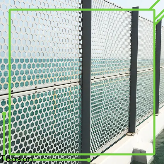 Topson external outdoor metal screens factory for building faced 1