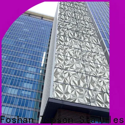 Topson external interior metal wall cladding company for lift 1