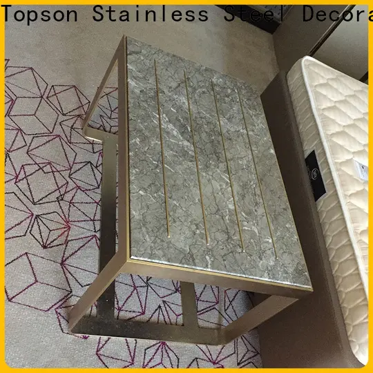 Latest blue metal garden furniture steel factory for hotel lobby decoration 1