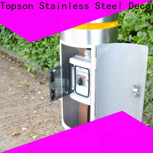 Topson High-quality automatic security bollards for business for hotel 1