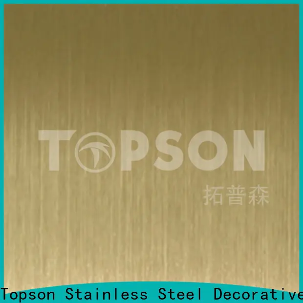 Topson finish stainless sheet sizes for elevator for escalator decoration 1