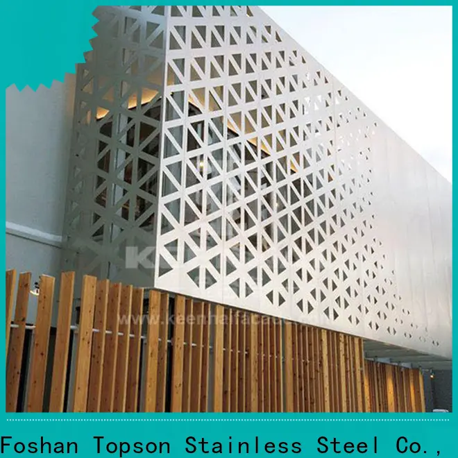 Topson stainless mashrabiya house Suppliers for landscape architecture 1