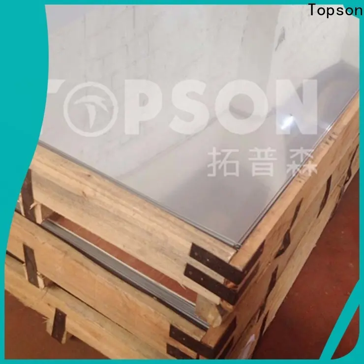 Topson finish brushed stainless sheet Suppliers for furniture 1