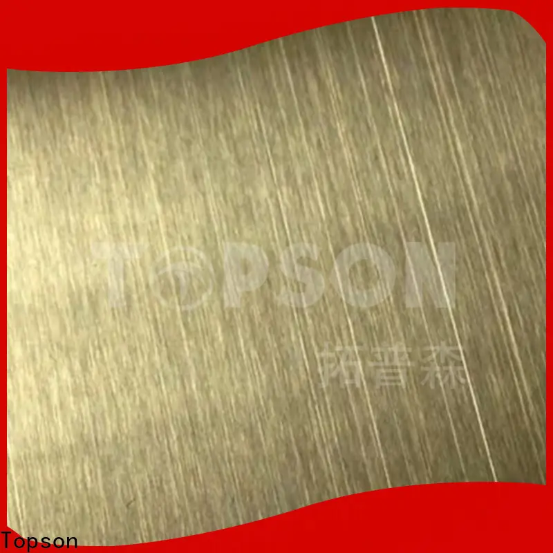 Topson Best stainless steel sheet suppliers Suppliers for vanity cabinet decoration 1