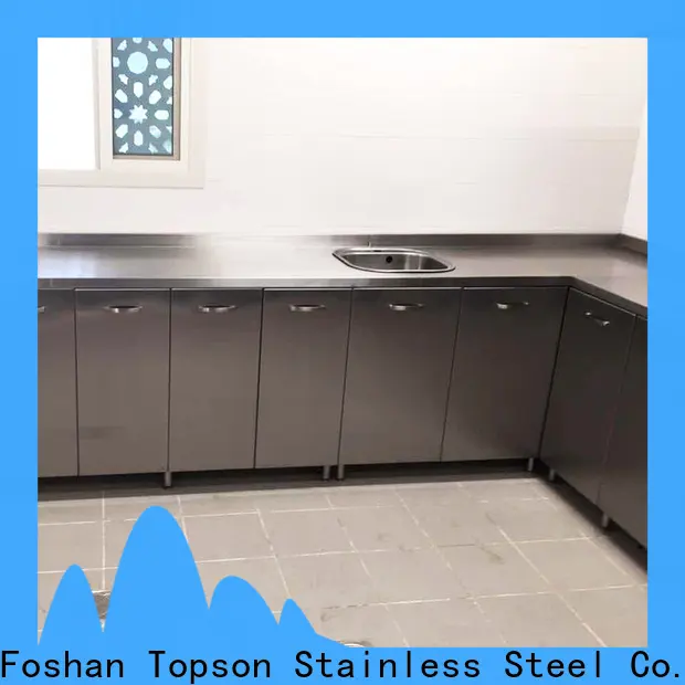 Topson furniture black metal patio furniture set for kitchen cabinet for bathroom cabinet decoratioin 1