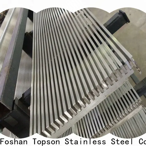 Topson cutting flat bar grating company for mall 1