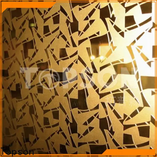 Topson brushed brushed stainless steel plate manufacturers for elevator for escalator decoration 1