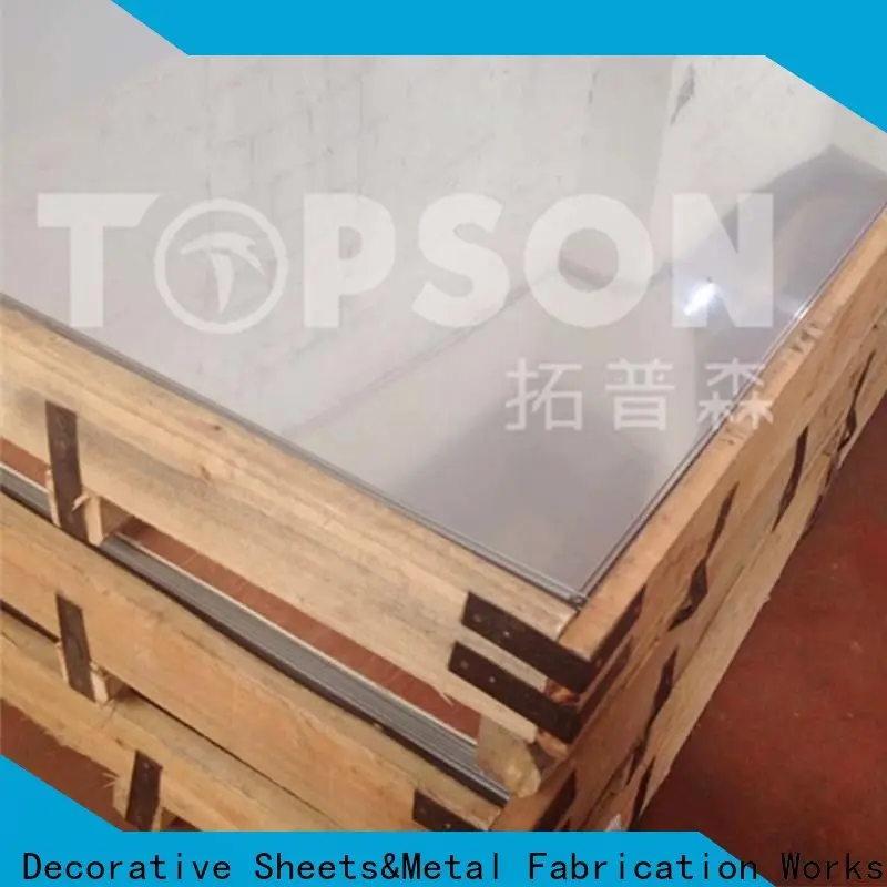 Topson magnificent stainless sheet metal for sale company for floor 1