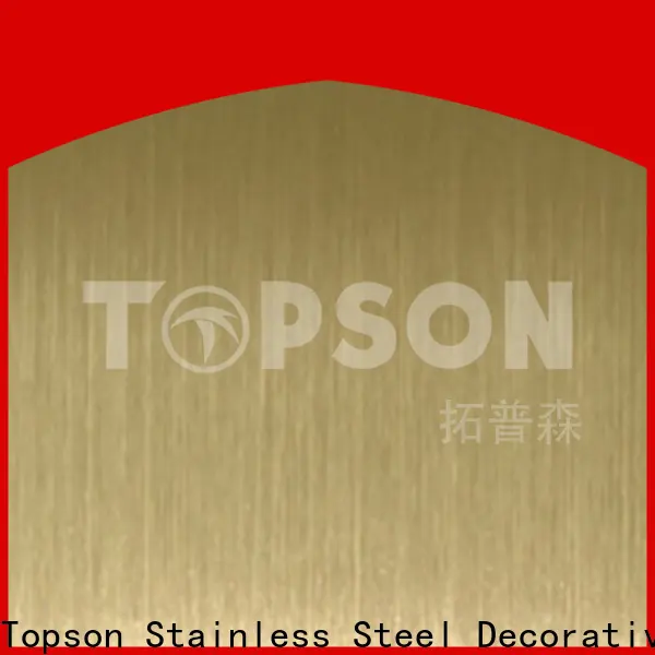 Topson antique stainless steel sheet metal manufacturers for interior wall decoration 1