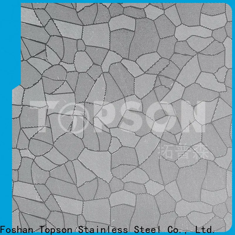 Topson sheetmirror brushed stainless steel sheet suppliers Supply for furniture 1