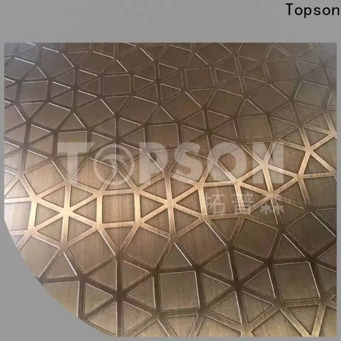 Topson colorful stainless steel sheet gauge thickness China for kitchen 1