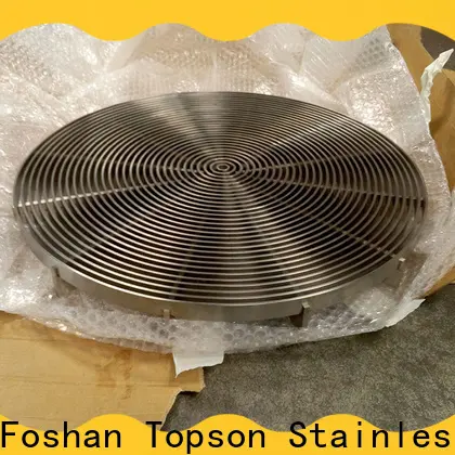 Topson perforated non slip metal grating factory for mall 1