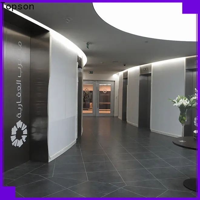 Topson commercial stainless steel door design modern for business for outdoor wall cladding 1