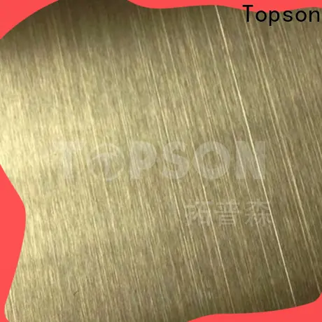 Topson Top brushed stainless steel sheet Supply for handrail 1
