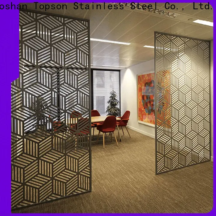 Topson reliable metal works fabrication manufacturers for exterior decoration 1