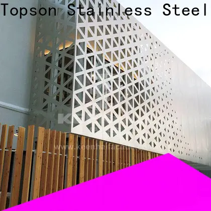 Topson meshperforated mashrabiya ceiling factory for landscape architecture 1