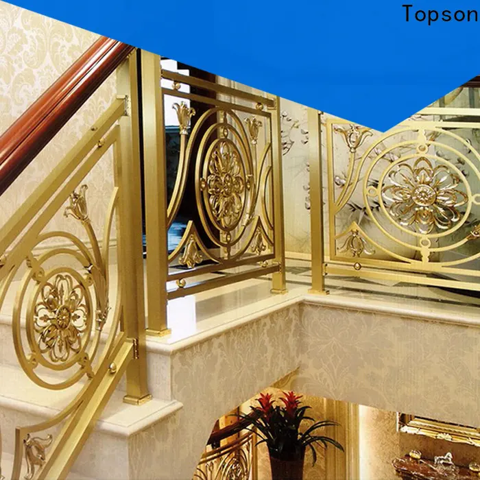 Topson curved stainless steel handrail manufacturers for office 1