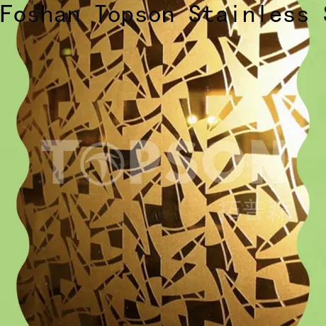 Topson magnificent stainless steel sheet metal suppliers manufacturers for vanity cabinet decoration 1
