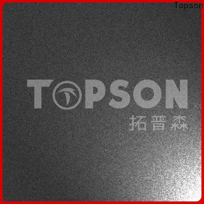 Topson luxurious brushed stainless steel finish manufacturers for vanity cabinet decoration 1
