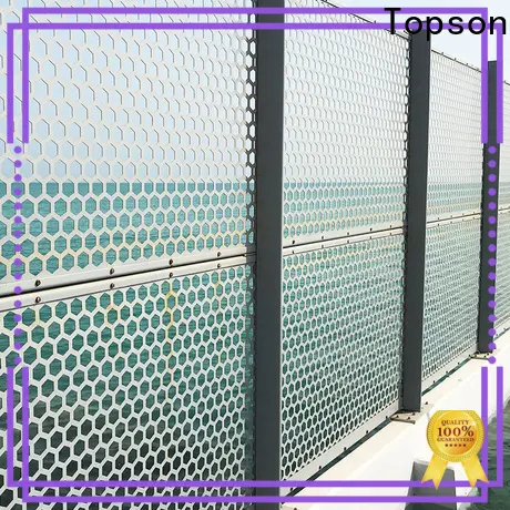Topson New outdoor decorative metal privacy screens for business for building faced 1