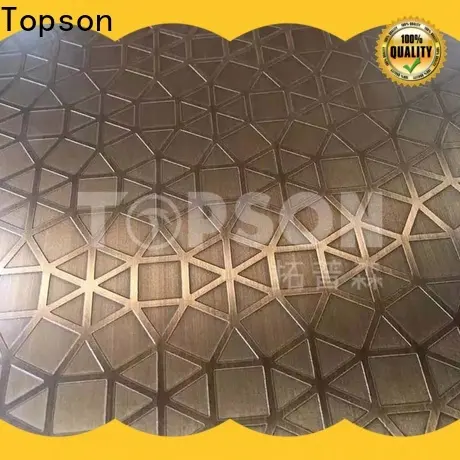 Topson blasted bead blast finish stainless steel factory for vanity cabinet decoration 1