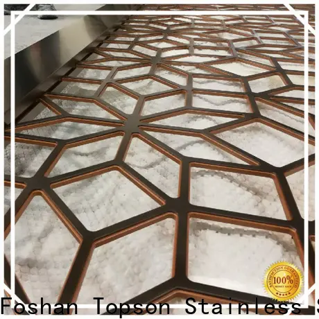 Topson perforated plate screen factory for landscape architecture 1