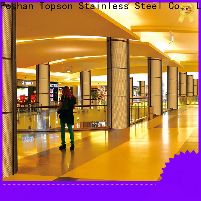 Topson high reputation stainless steel wall cladding joining strip Suppliers for lift 1