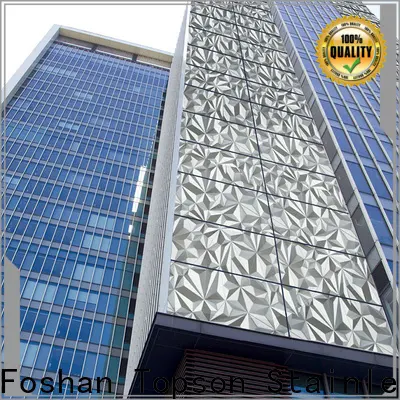 Topson Custom stainless steel column cladding manufacturers for shopping mall 1