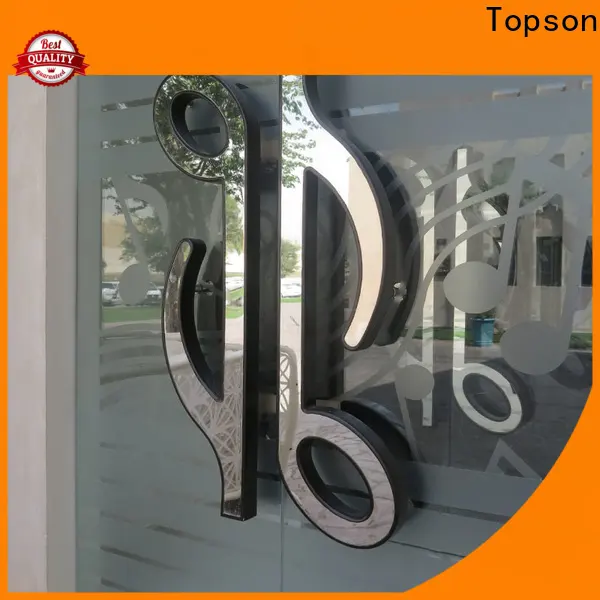 Topson commercial commercial metal entry doors manufacturers for outdoor wall cladding 1