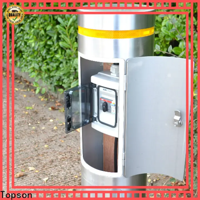 Topson New steel security bollards factory for apartment 1