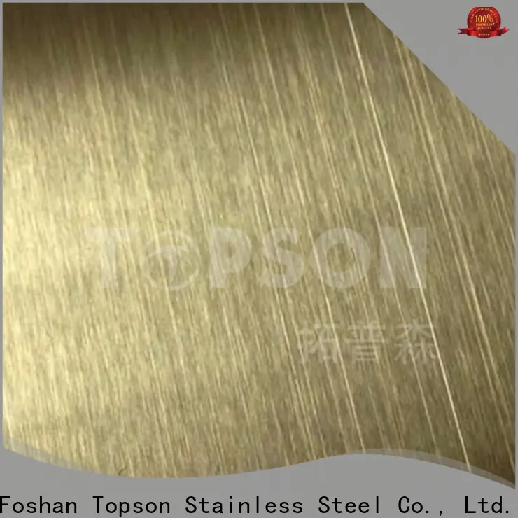 Topson Top stainless steel decorative plate for vanity cabinet decoration 1