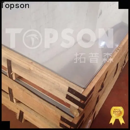 Topson raw polished stainless steel sheet price Suppliers for kitchen 1