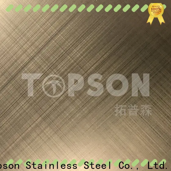 Topson decorative black stainless sheet China for handrail 1