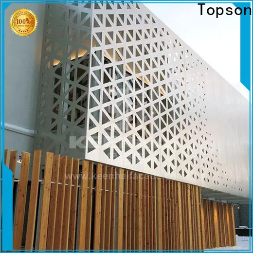 Topson High-quality decorative metal mesh screen Suppliers for exterior decoration 1
