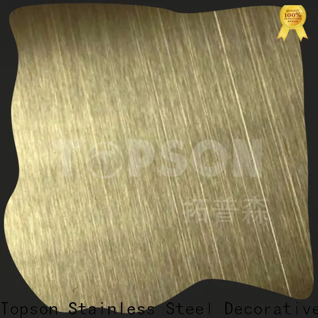 Topson mirror stainless steel sheet suppliers company for furniture 1
