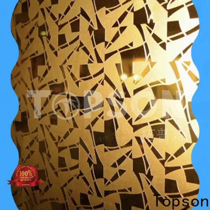 Wholesale stainless steel decorative plate antifingerprint Suppliers for interior wall decoration 1