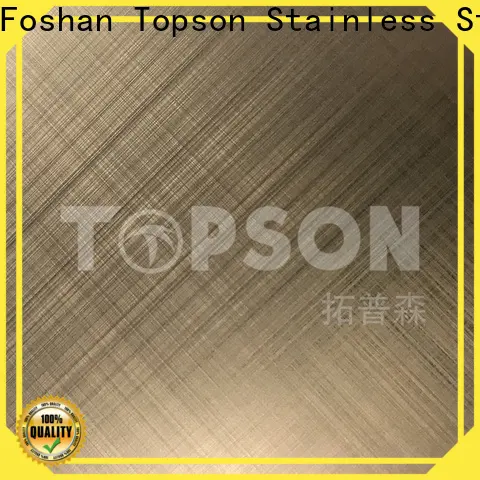 Custom decorative stainless steel sheet hairline factory for kitchen 1